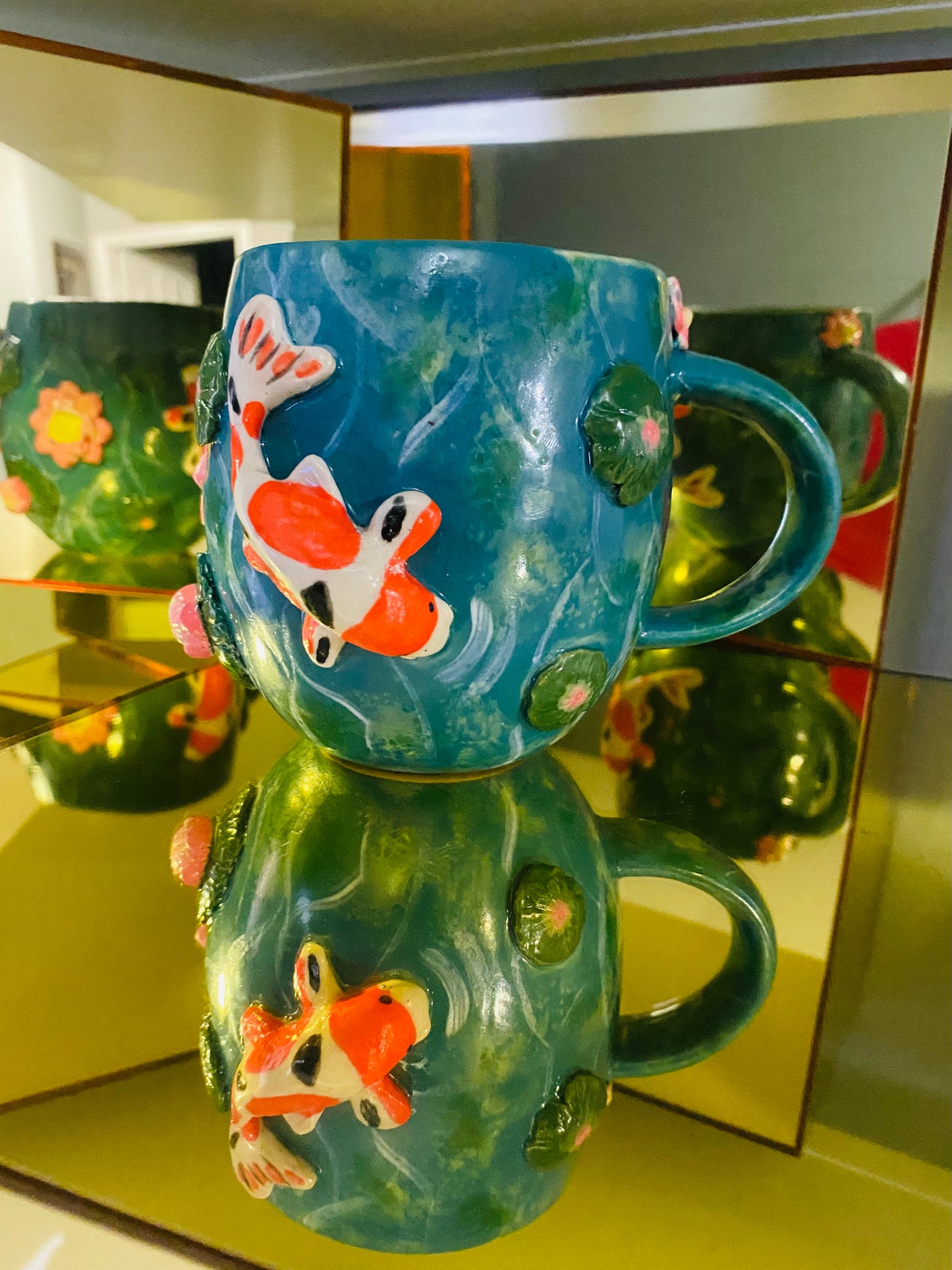 Koi Pond Mug I. Pre Order available.