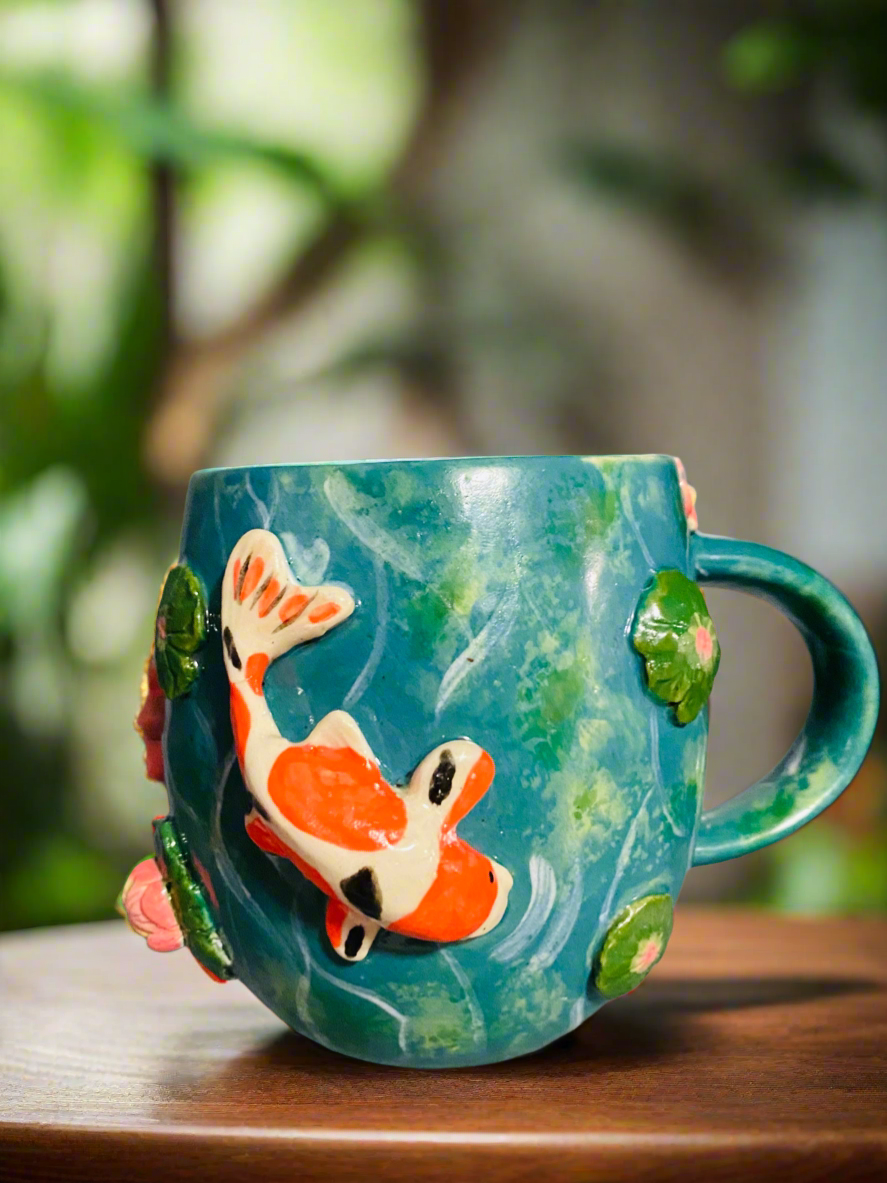 Koi Pond Mug I. Pre Order available.