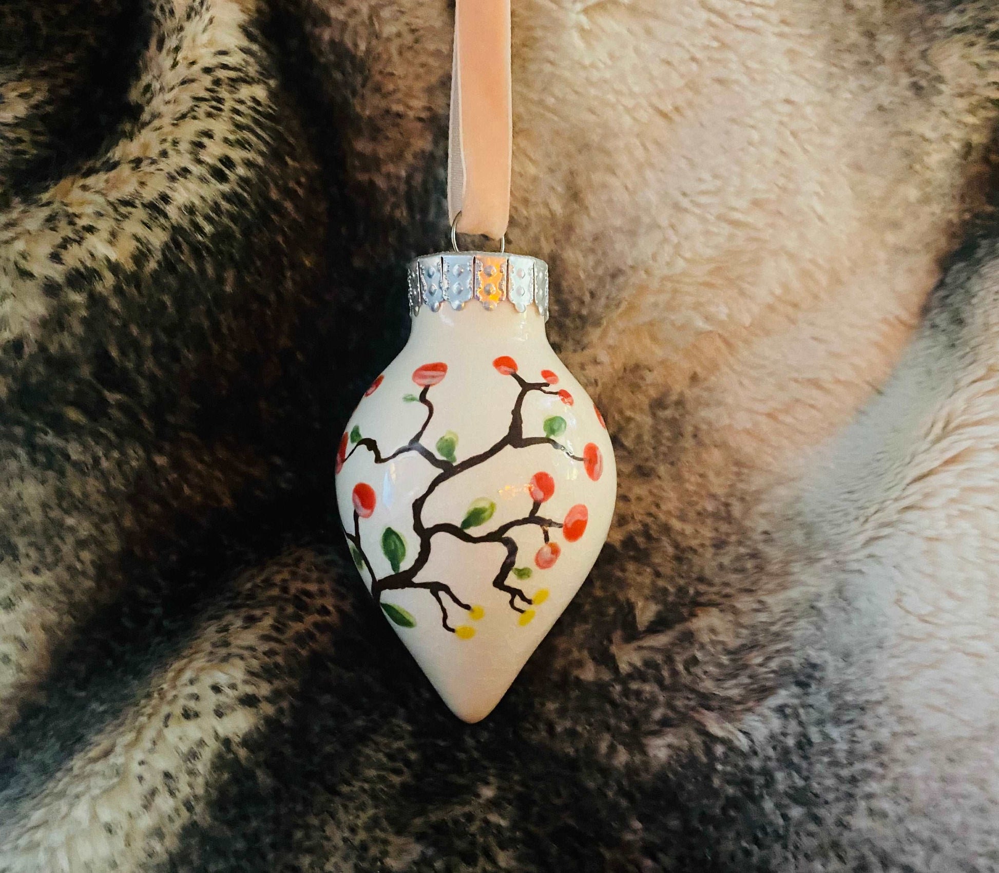 Christmas Ornament-Berries and Blossom