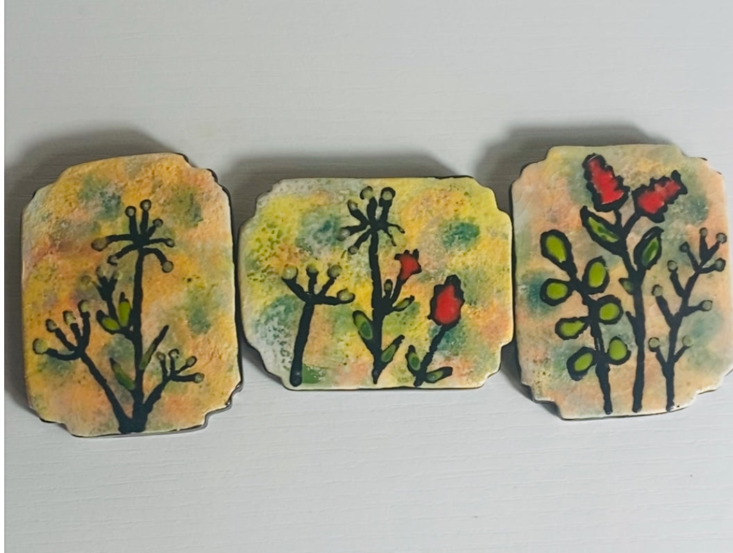 Mini wall paintings set