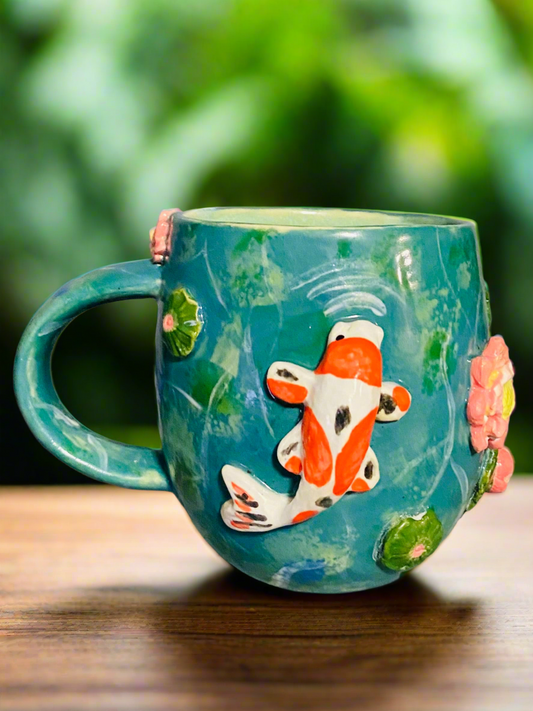 Koi Pond Mug I. Pre Order available.