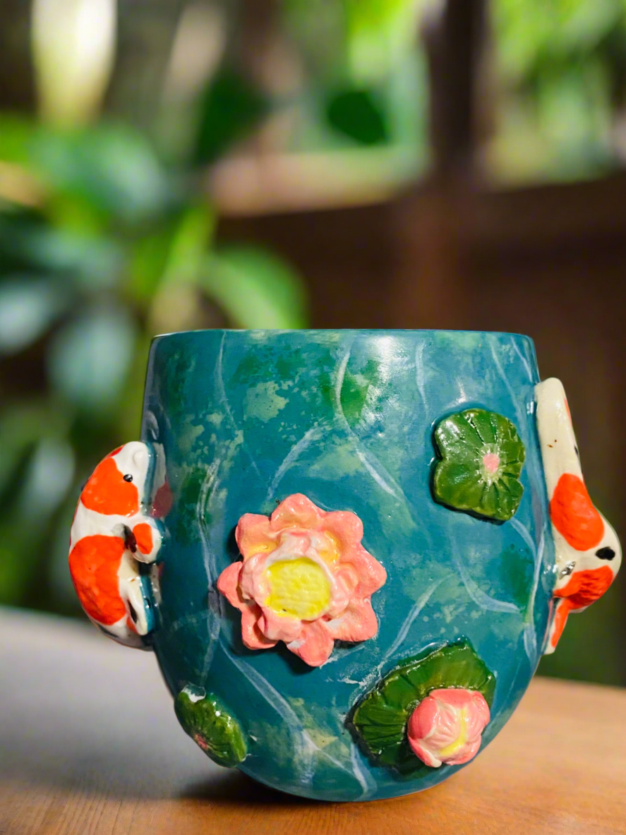 Koi Pond Mug I. Pre Order available.