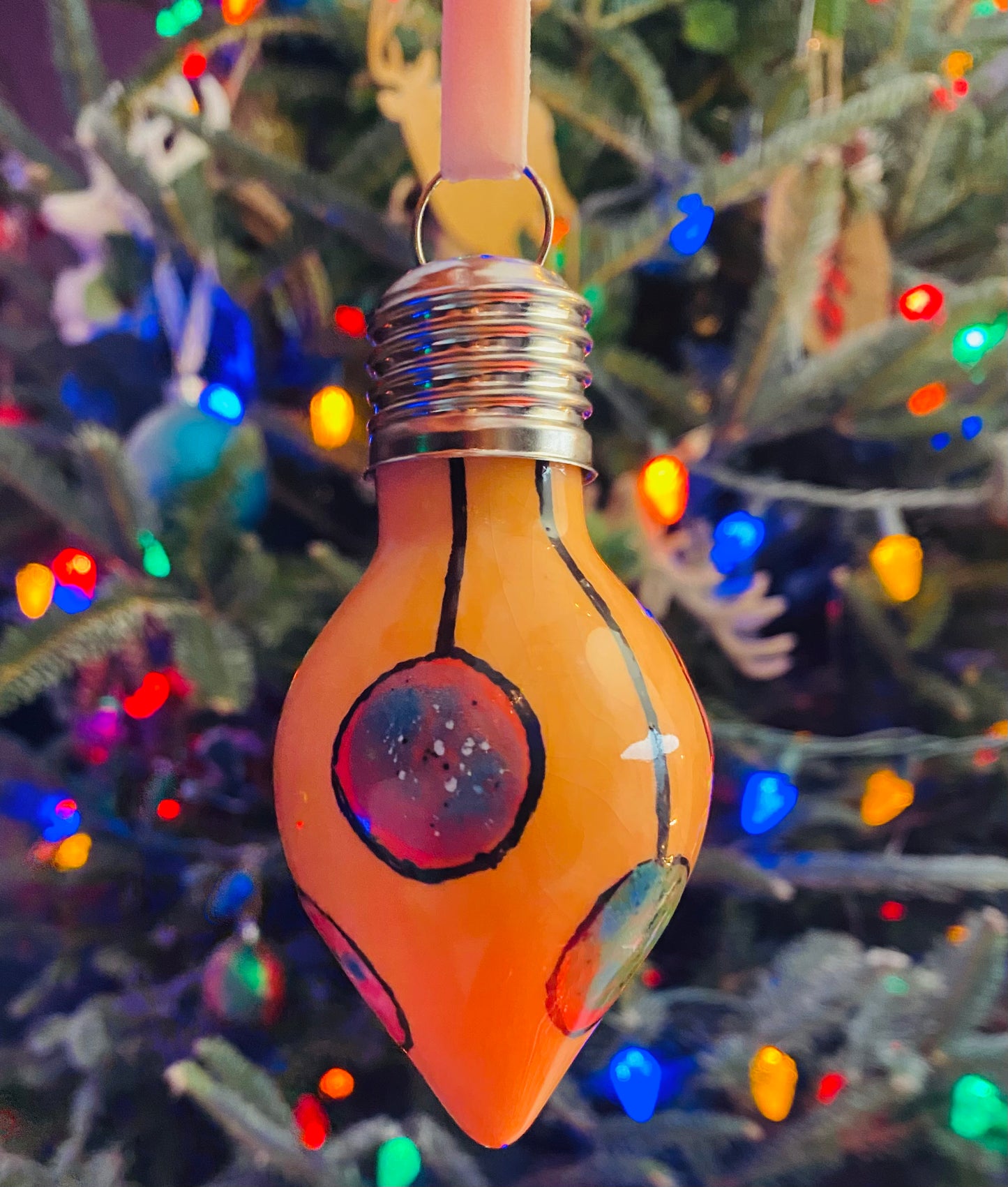 Christmas Ornament-Fun Lightbulb.